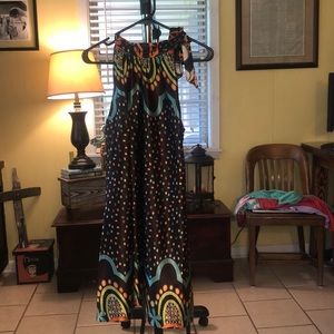 Size Large Joy Joy Silky Halter Top Dress